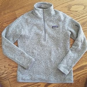 Patagonia Women's better sweater birch white